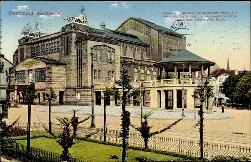 Ak Dortmund im Ruhrgebiet, Stadttheater