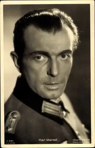 Ak Schauspieler Karl Martell, Portrait in Uniform, Ross Verlag A 3278 1
