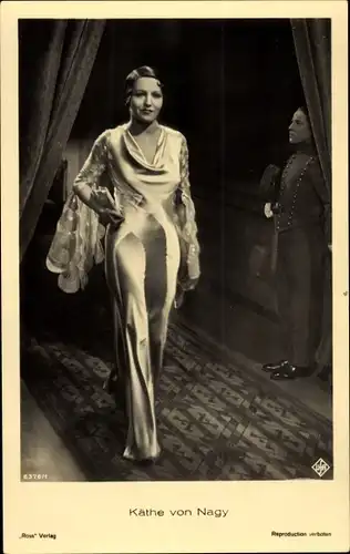 Ak Schauspielerin Käthe von Nagy, Portrait
