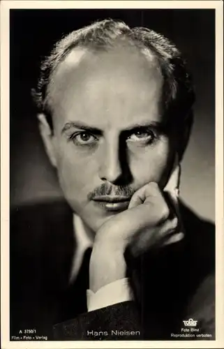 Ak Schauspieler Hans Nielsen, Portrait