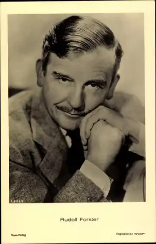 Ak Schauspieler Rudolf Forster, Portrait