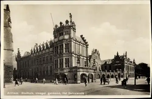 Ak Arnhem Gelderland Niederlande, Stadhuis, Het Duivelshuis