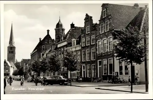 Ak Franeker Friesland Niederlande, Voorstraat