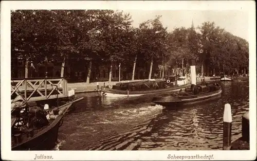 Ak Jutfaas Utrecht Niederlande, Scheepvaartbedrijf, Schiffe