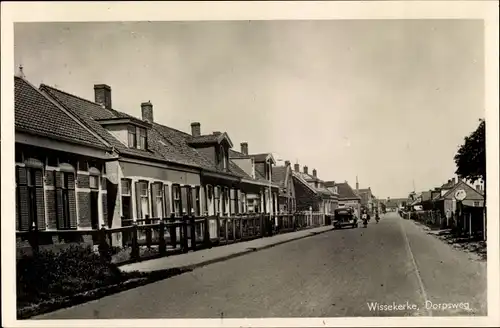 Ak Wissekerke Zeeland Niederlande, Dorpsweg