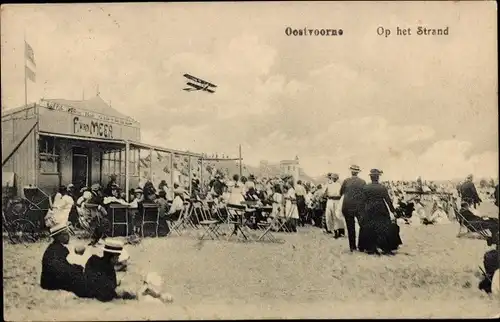 Ak Oostvoorne aan Zee Südholland, Strandpartie