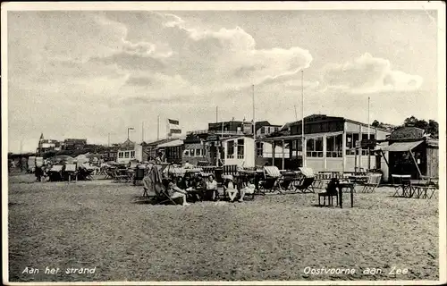 Ak Oostvoorne aan Zee Südholland, Strandpartie