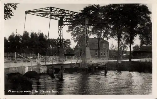 Ak Wanneperveen Overijssel Niederlande, De Blauwe hand