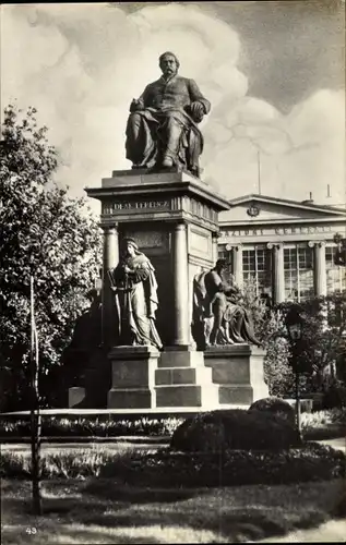 Ak Budapest Ungarn, Monument a Francois Deak