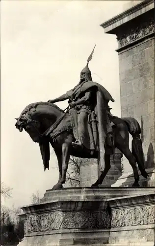 Ak Budapest Ungarn, Arpad Denkmal