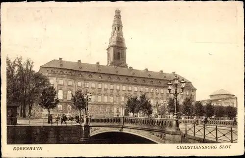 Ak København Kopenhagen Dänemark, Christiansborg Slot