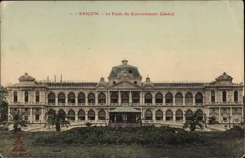Ak Saigon Cochinchine Vietnam, Le Palais du Gouvernement General