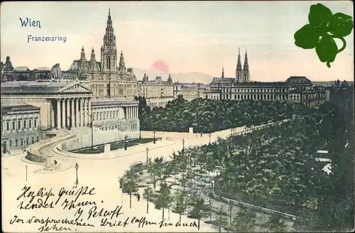 Ak Wien 1 Innere Stadt, Franzensring,