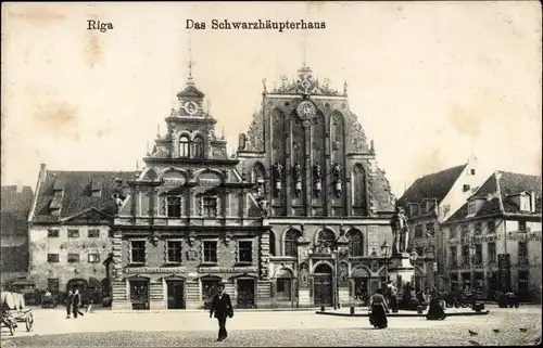 Ak Riga Lettland, Das Schwarzhäupterhaus