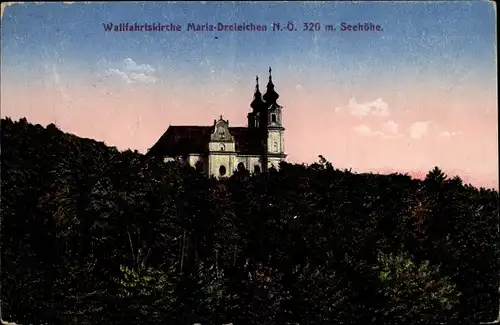 Ak Maria Dreieichen Rosenburg Mold in Niederösterreich, Kloster Maria Drei Eichen, Wallfahrtskirche