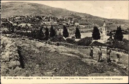 Ak Ain Karim En Kerem Jerusalem Israel, St. Johann, St. Jean dans la montagne, San Juan, S. Giovanni