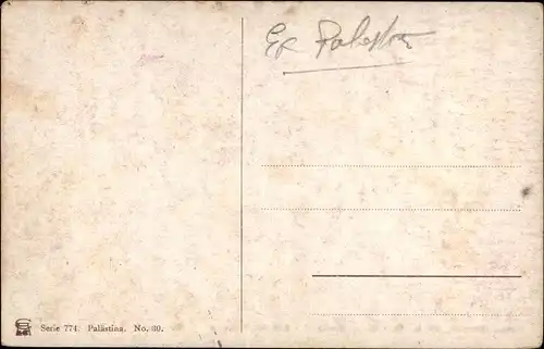 Künstler Ak Perlberg, F., Palästina, Felsenkloster Mar Saba