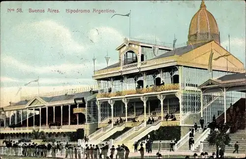 Ak Buenos Aires Argentinien, Hipodromo Argentino