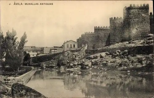 Ak Avila Kastillen und Leon, Murallas Antiguas