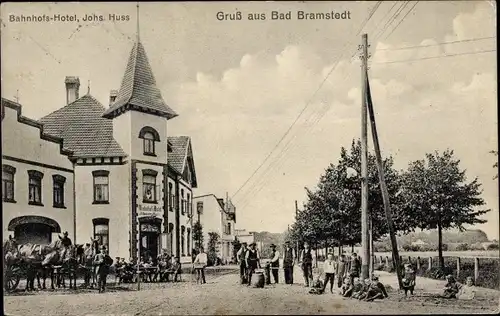 Ak Bad Bramstedt in Holstein, Bahnhofshotel