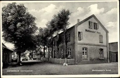 Ak Hohwacht an der Ostsee, Matthiessens Hotel
