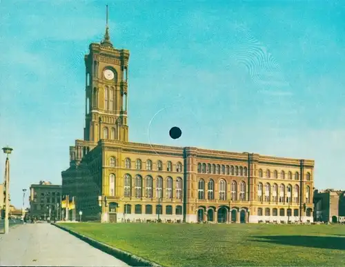 Schallplatten Riesen Ak Berlin Mitte, Rotes Rathaus