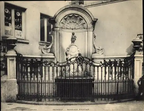 Riesen Ak Bruxelles Brüssel, Manneken Pis