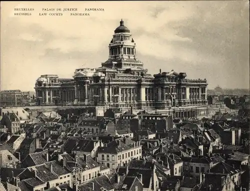 Riesen Ak Bruxelles Brüssel, Palais de Justice, Panorama
