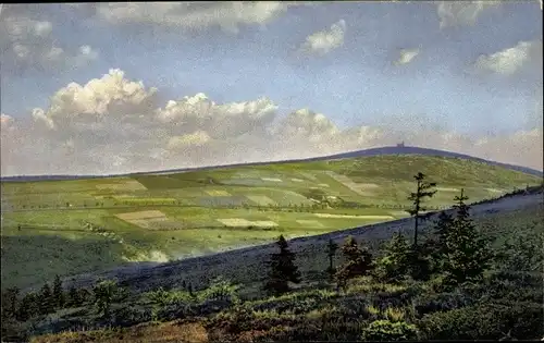 Ak Oberwiesenthal im Erzgebirge Sachsen, Im Zechengrund, Nenke und Ostermaier II 115