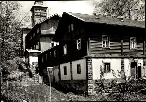 Ak Ostrau Bad Schandau Sächs. Schweiz Gr. Winterberg, Betriebsferienheim VEB Tiefbaukombinat Dresden