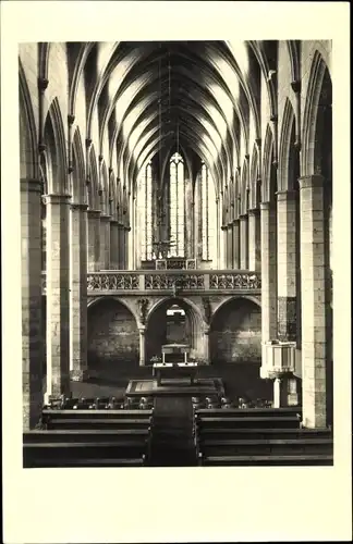 Foto Ak Erfurt in Thüringen, Inneres der Predigerkirche