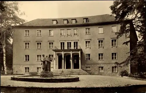 Ak Weißwasser in der Oberlausitz, Ingenieurschule für Glastechnik