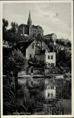 Ak Weißenfels an der Saale, Saalepartie
