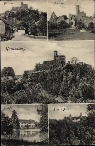 Ak Nörten Hardenberg in Niedersachsen, Gasthaus, Schloss, Ruine, Inneres