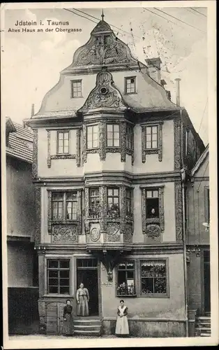 Ak Idstein im Taunus Hessen, Altes Haus an der Obergasse