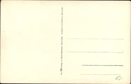 Ak Mannheim in Baden Württemberg, Der Wasserturm auf dem Friedrichsplatz