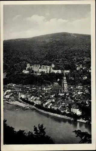 Ak Heidelberg am Neckar, Schloss, Altstadt, Neckar
