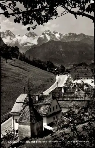 Ak Melleck Schneizlreuth Berchtesgadener Land, Loferer Steinberge