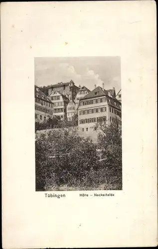 Passepartout Ak Tübingen am Neckar, Neckarhalde