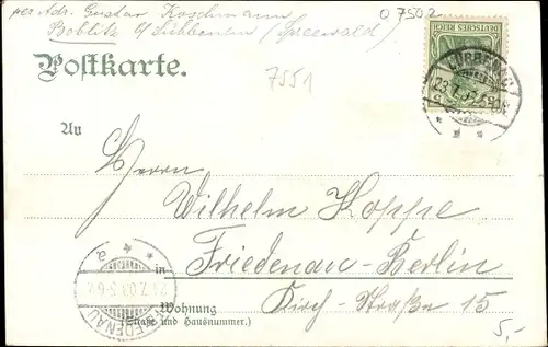 Ak Kannomühle Alt Zauche Wußwerk, Spreewaldkahn, Frau in Tracht