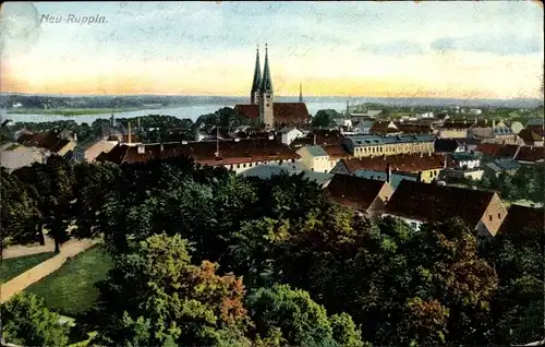Ak Neuruppin in Brandenburg, Panorama
