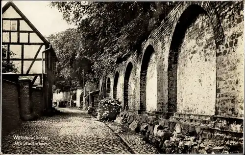 Ak Wittstock Dosse in der Prignitz, Alte Stadtmauer