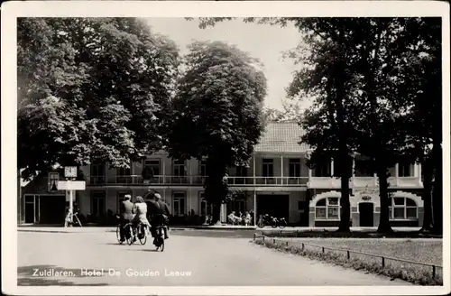 Ak Zuidlaren Drenthe Niederlande, Hotel De Gouden Leeuw