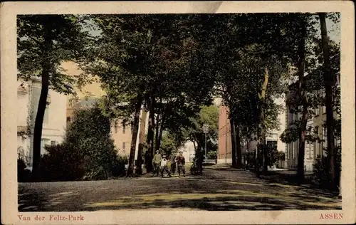 Ak Assen Drenthe Niederlande, Van der Feltz Park