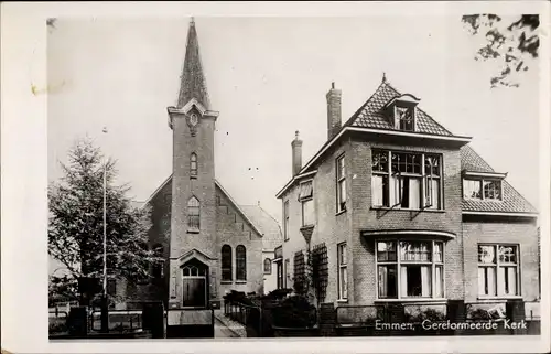 Ak Emmen Drenthe Niederlande, Gereformeerde Kerk