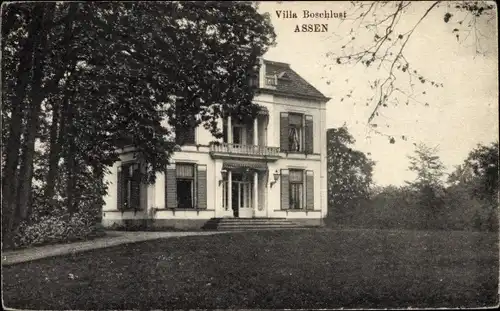 Ak Assen Drenthe Niederlande, Villa Boschlust