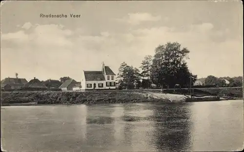 Ak Rheden Gelderland, Rhedensche Veer