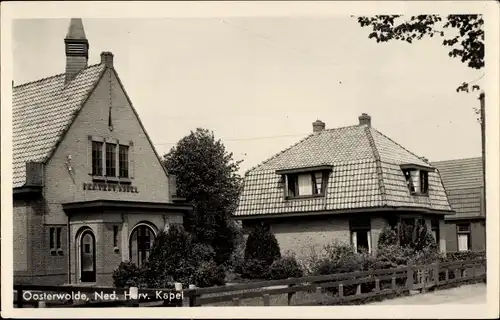 Ak Oosterwolde Oldebroek Gelderland, Ned. Herv. Kapel