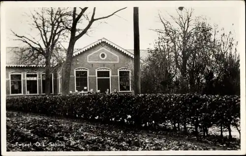 Ak Twijzel Friesland Niederlande, O. L. School
