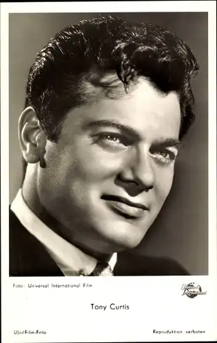 Ak Schauspieler Tony Curtis, Portrait